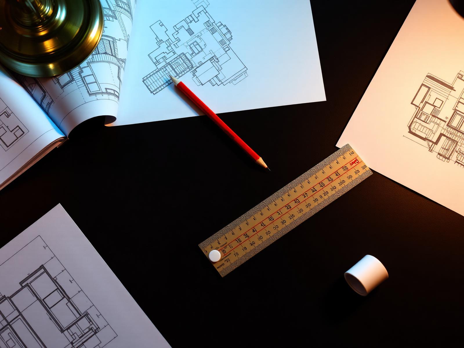 Technical planning for commercial projects — illustrative visual example of commercial construction standards, not a completed MARCVEX project